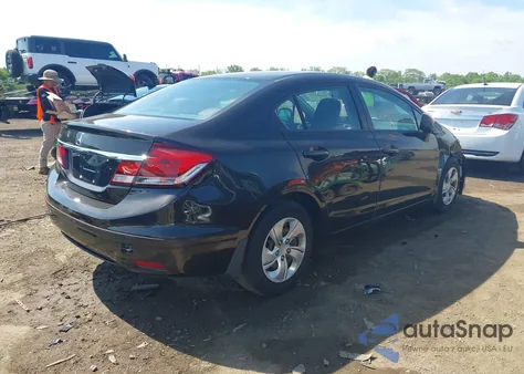 2013 Honda Civic Lx from USA, damaged, VIN 2HGFB2F55DH578018